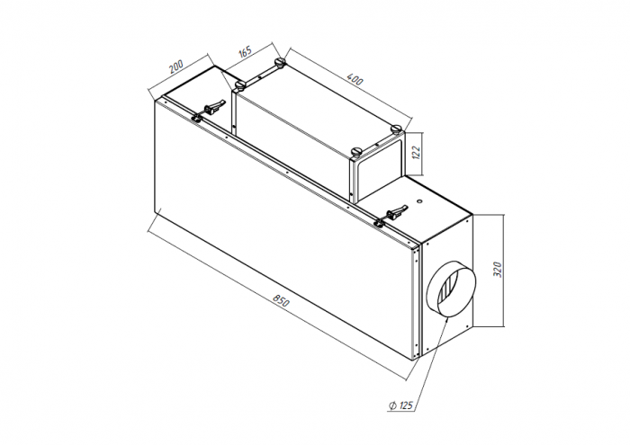 Приточная установка Alasca P300ECE