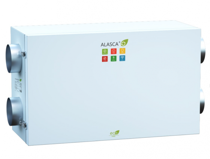 Приточно-вытяжная установка с рекуперацией тепла Alasca ECO H500 EC