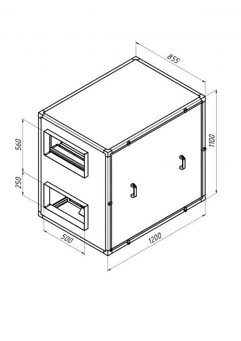 Приточно-вытяжная установка с рекуперацией тепла Alasca R2000H