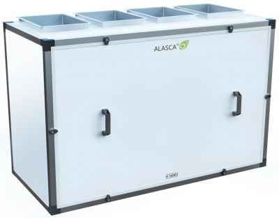 Приточно-вытяжная установка с рекуперацией тепла Alasca R1400V