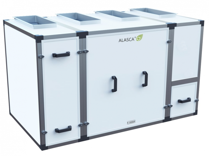 Приточно-вытяжная установка с рекуперацией тепла Alasca R3000V
