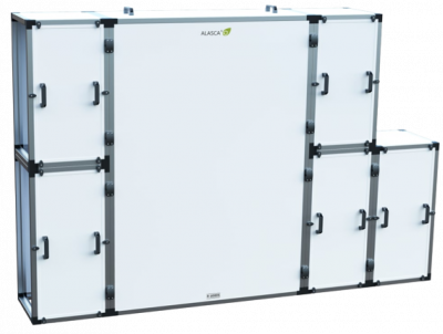 Приточно-вытяжная установка с рекуперацией тепла Alasca R3000S