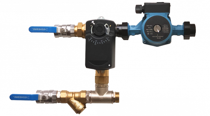 Смесительные узлы для водяного калорифера Alasca ALH-25-40-1.0-15