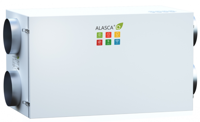 Приточно-вытяжная установка с рекуперацией тепла Alasca RR1500H EC