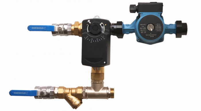 Смесительные узлы для водяного калорифера Alasca ALH-50-120-40-50