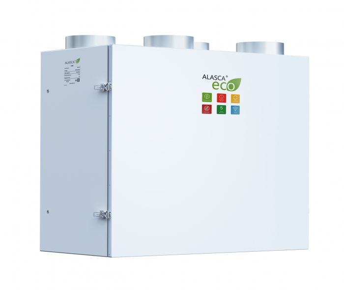 Приточно-вытяжная установка с рекуперацией тепла Alasca RR1500V EC