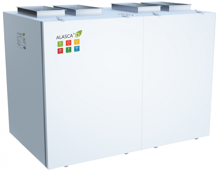 Приточно-вытяжная установка с рекуперацией тепла Alasca RR2000V EC