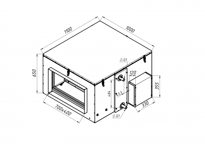 Приточная установка Alasca P5000ECW
