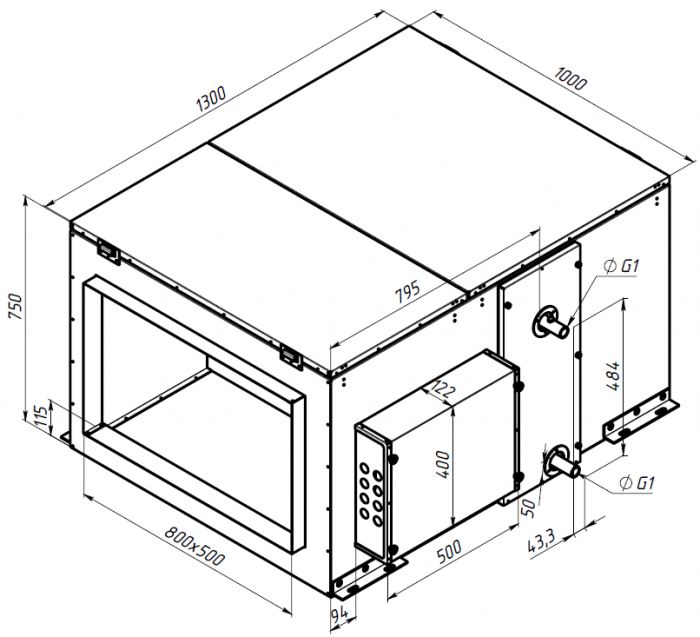 Приточная установка Alasca P7000ECW