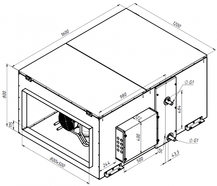 Приточная установка Alasca P10000ECW