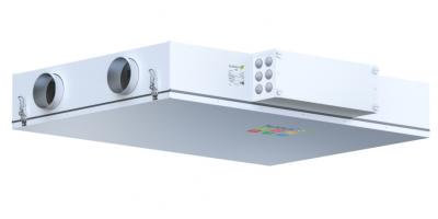 Приточно-вытяжная установка с рекуперацией тепла Alasca ECO H300 EC Slim 200 мм